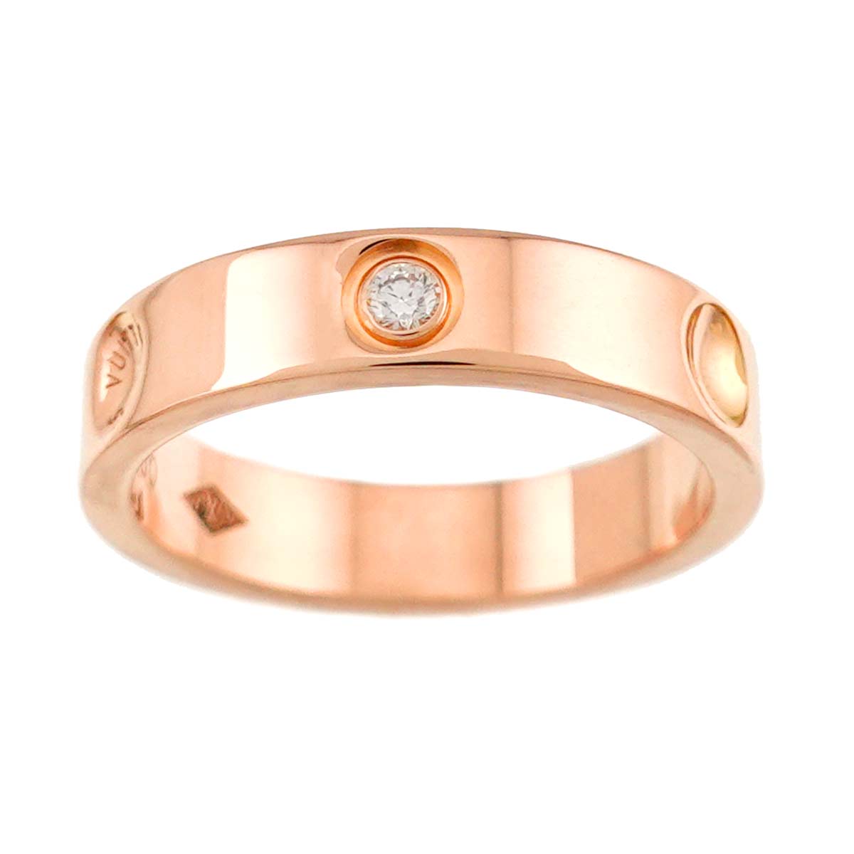 Alliance Anplant Diamond Ring K18 PG 750 Size44 2.75-3(US)