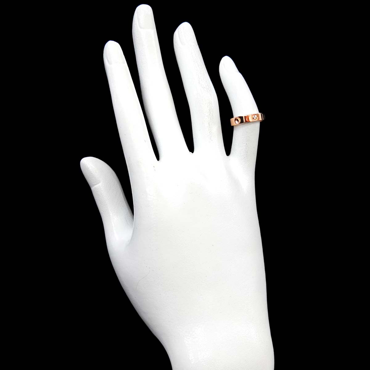 Alliance Anplant Diamond Ring K18 PG 750 Size44 2.75-3(US)