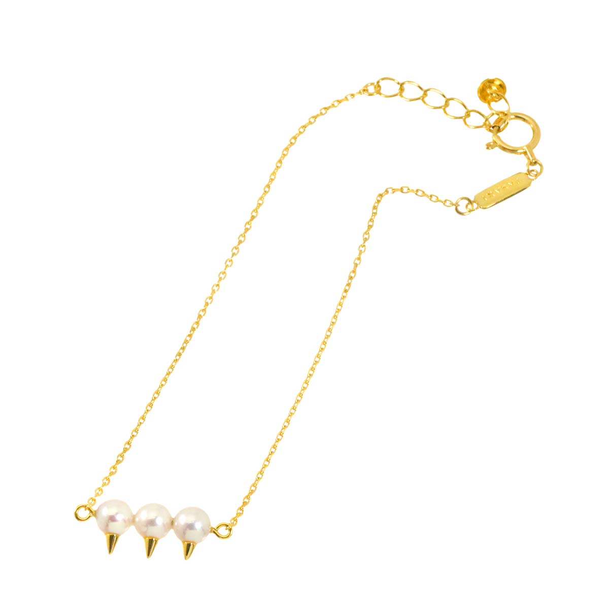 danger Akoya Pearl Bracelet 18K YG 750