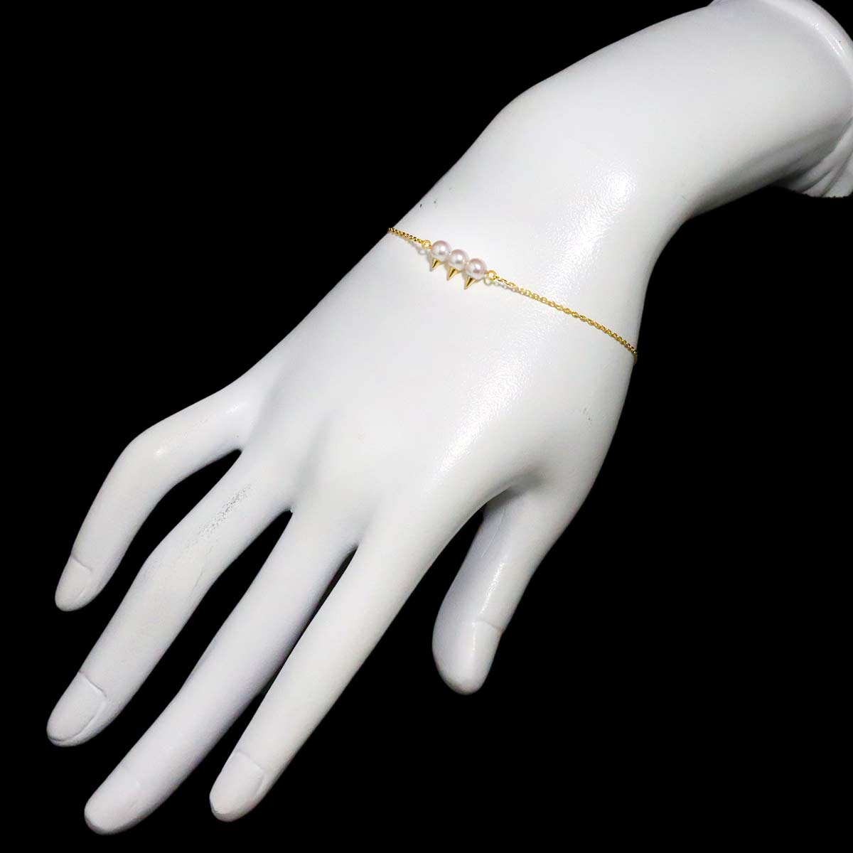 danger Akoya Pearl Bracelet 18K YG 750