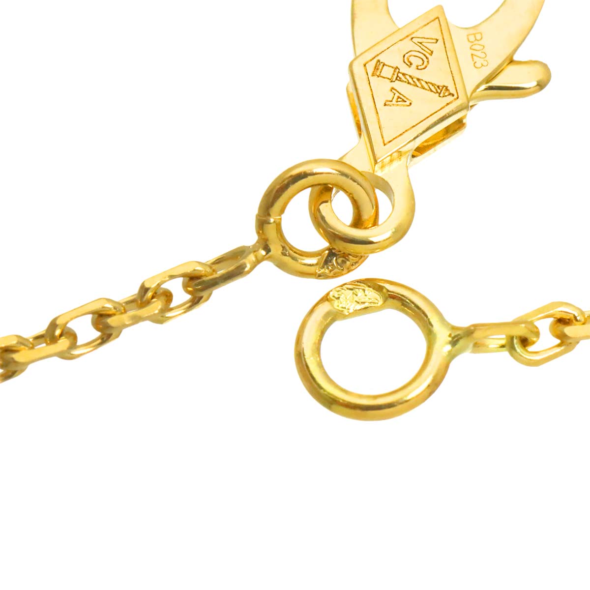 Vintage Alhambra MOP Necklace 18K YG 750