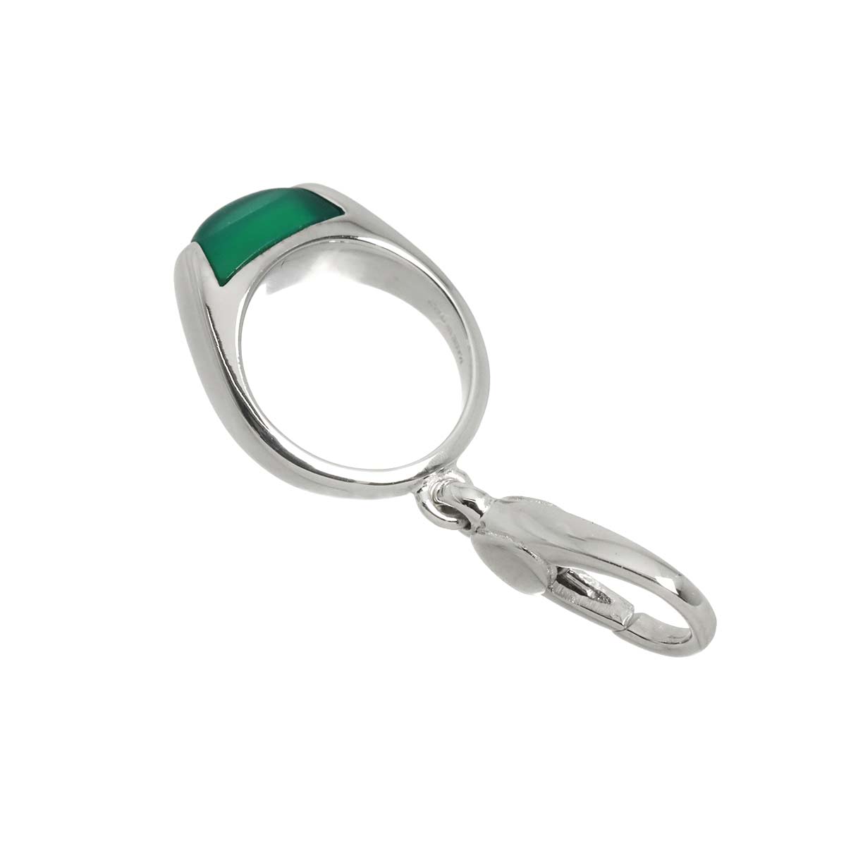 Chrysoprase Pendant Top 18K WG 750