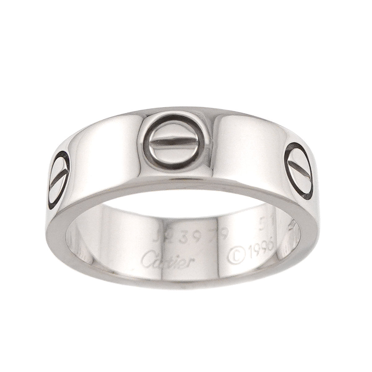 Love Classic Ring 18K White Gold 750 size51 5.25(US)