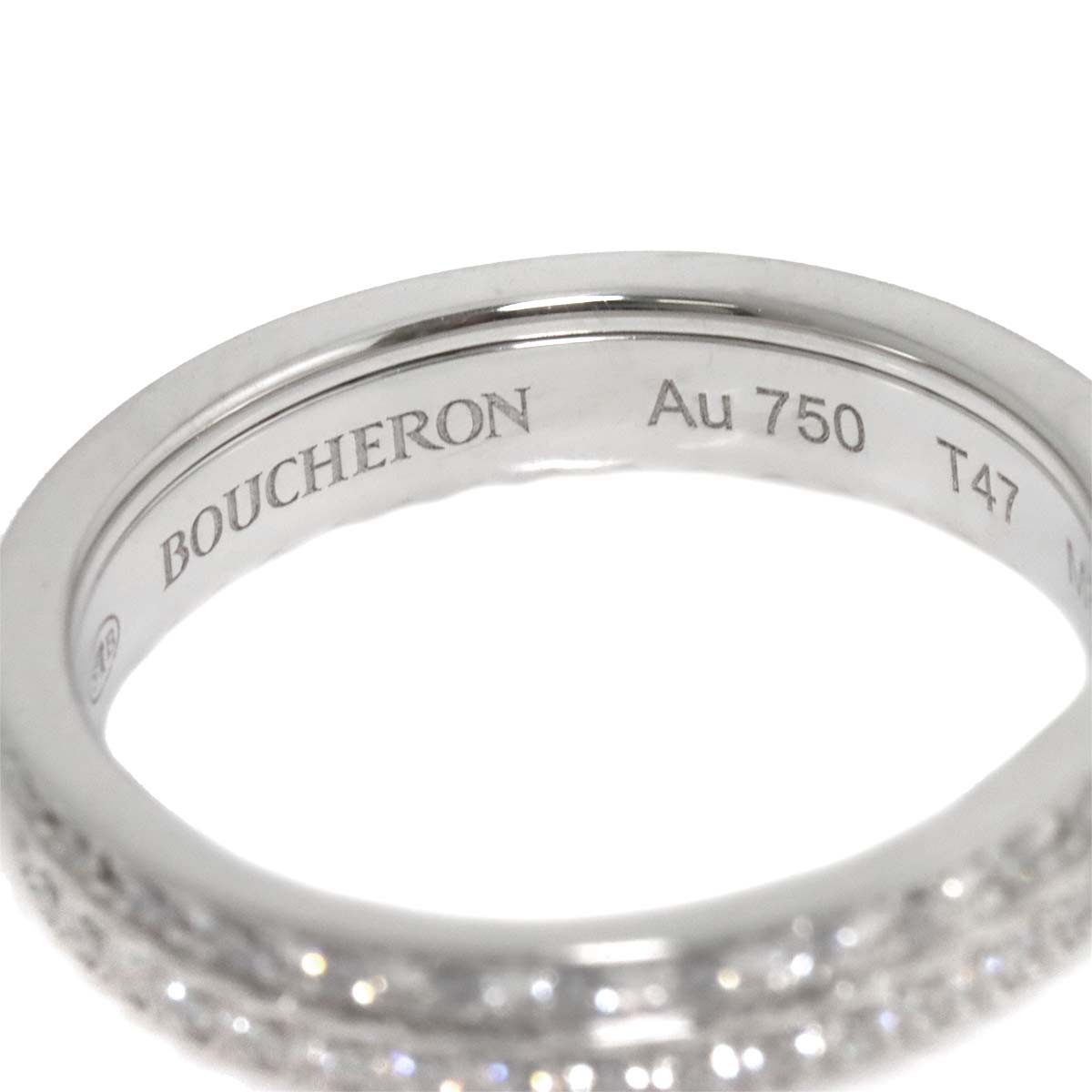 Quatre RADIANT Diamond Ring 18K WG 750 Size47 4(US)
