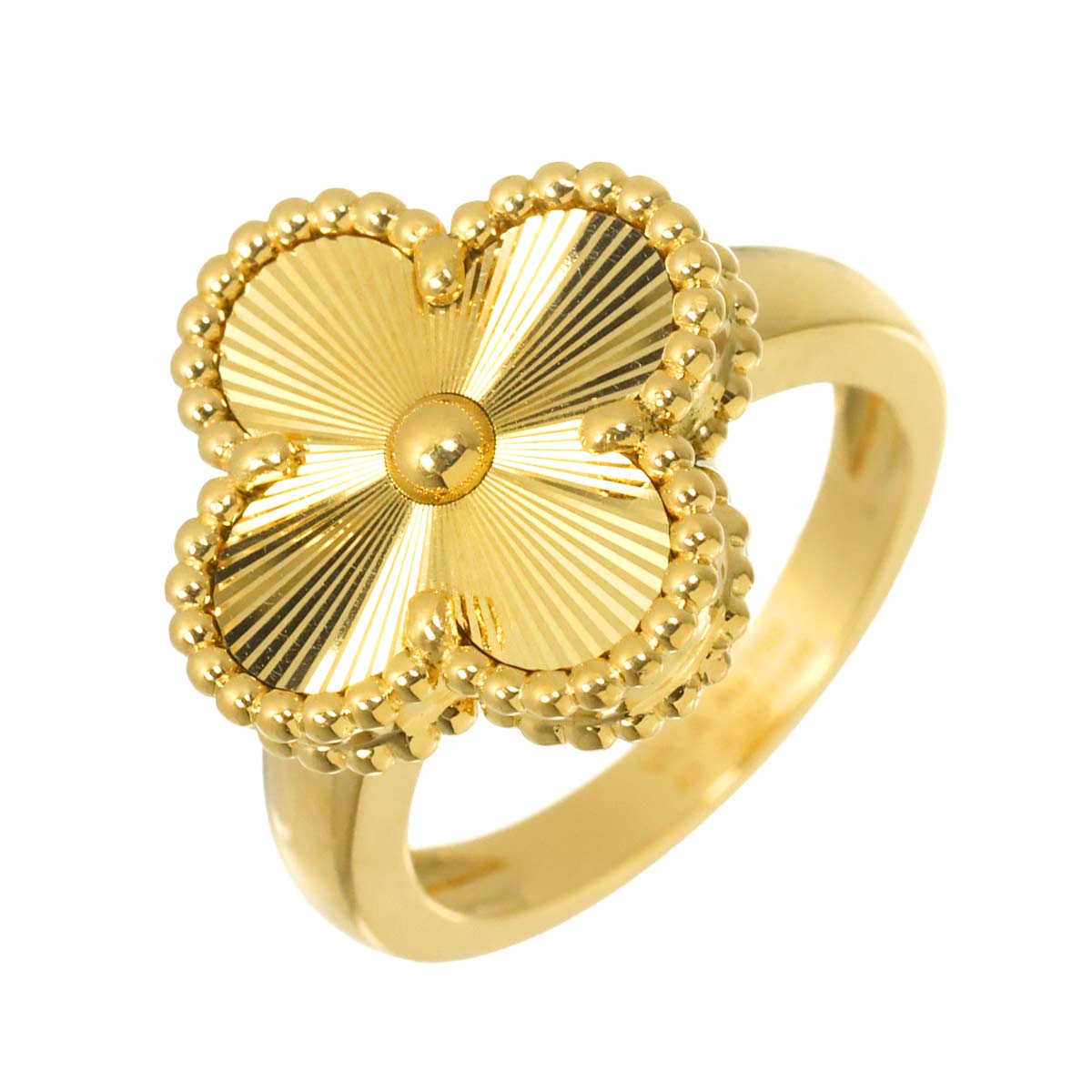 Vintage Alhambra Ring 18K YG 750 size47 4(US)