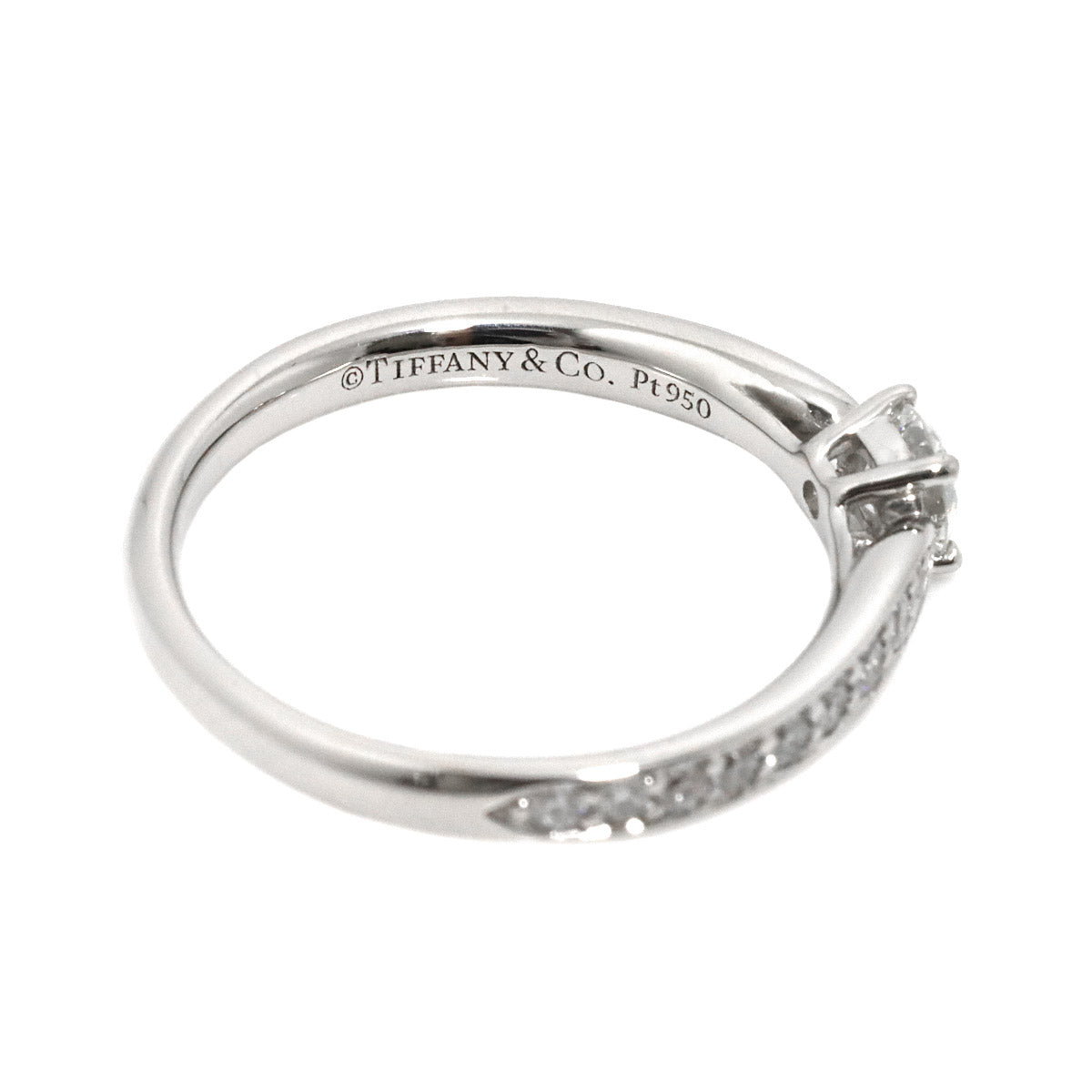 Harmony Diamond 0.18ct Ring Pt Size4(US)