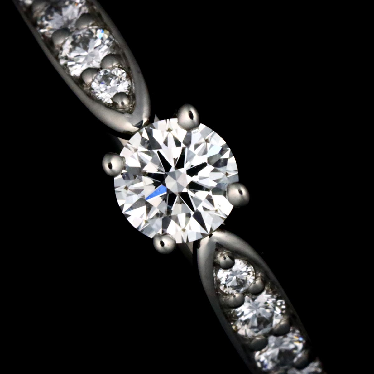 Harmony Diamond 0.18ct Ring Pt Size4(US)