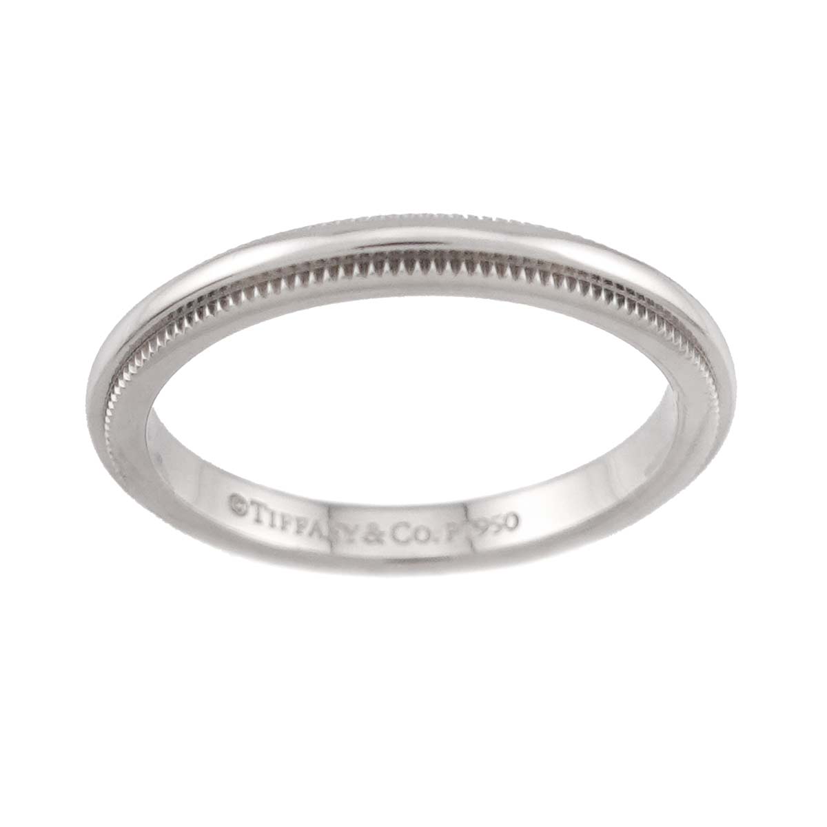 Milgrain Band Ring Pt Platinum Size3.75-4(US)