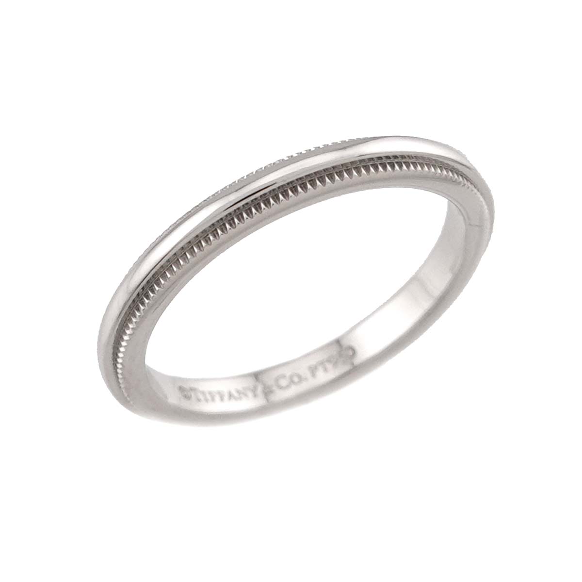 Milgrain Band Ring Pt Platinum Size3.75-4(US)