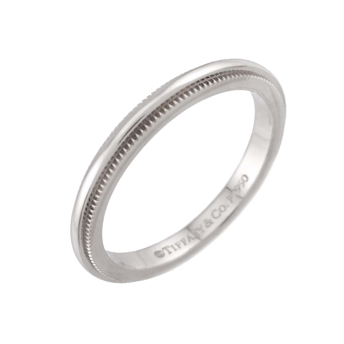 Milgrain Band Ring Pt Platinum Size3.75-4(US)