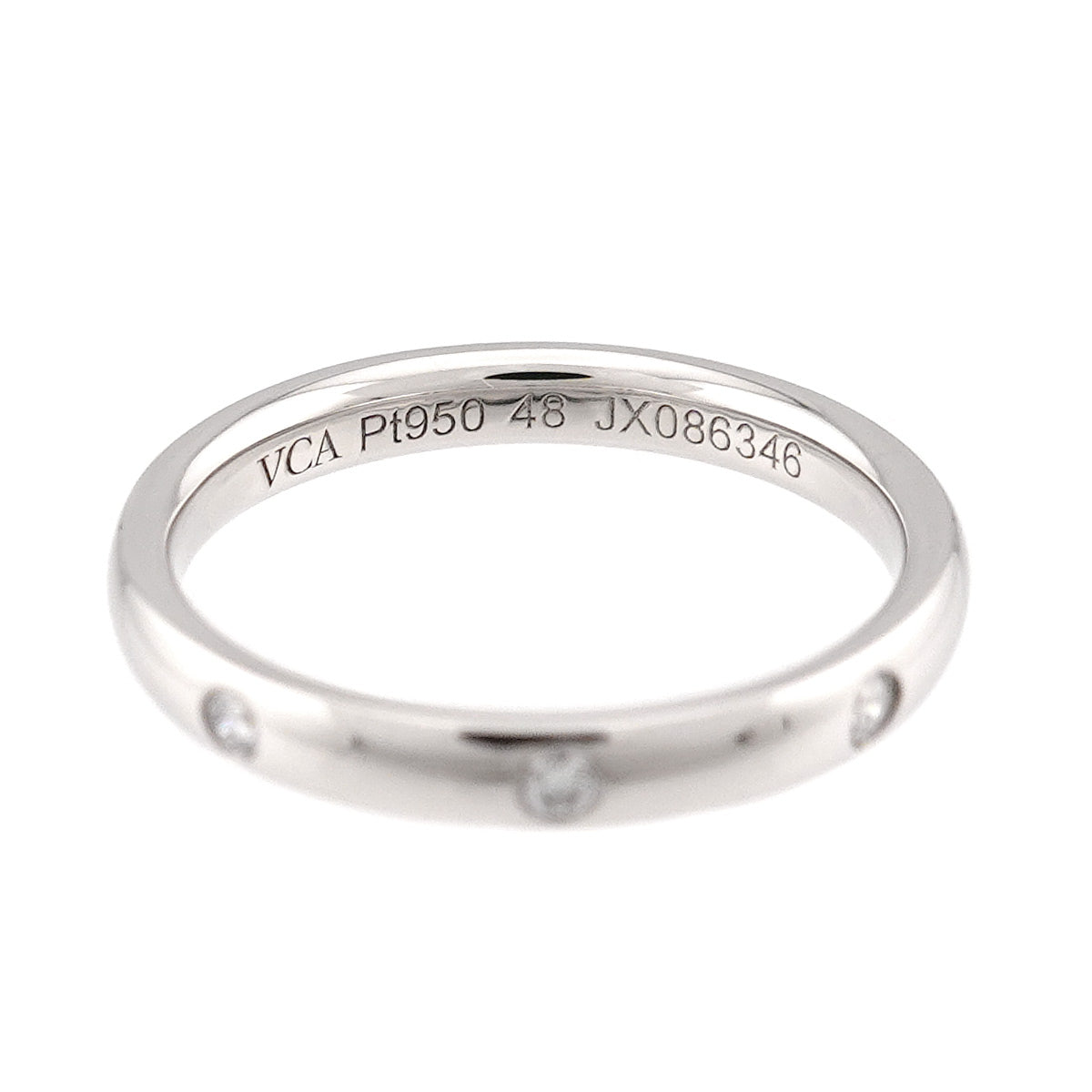 Tendrement Etoiles Ring Diamond Pt size48 4.5(US)