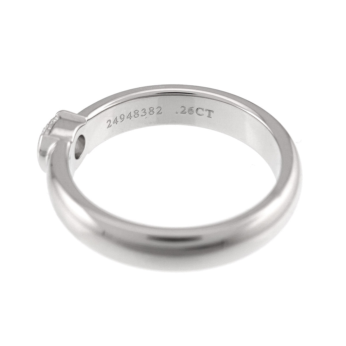 Diamond 0.26ct G/VVS2/EX Ring Pt 5.5-5.75(US)