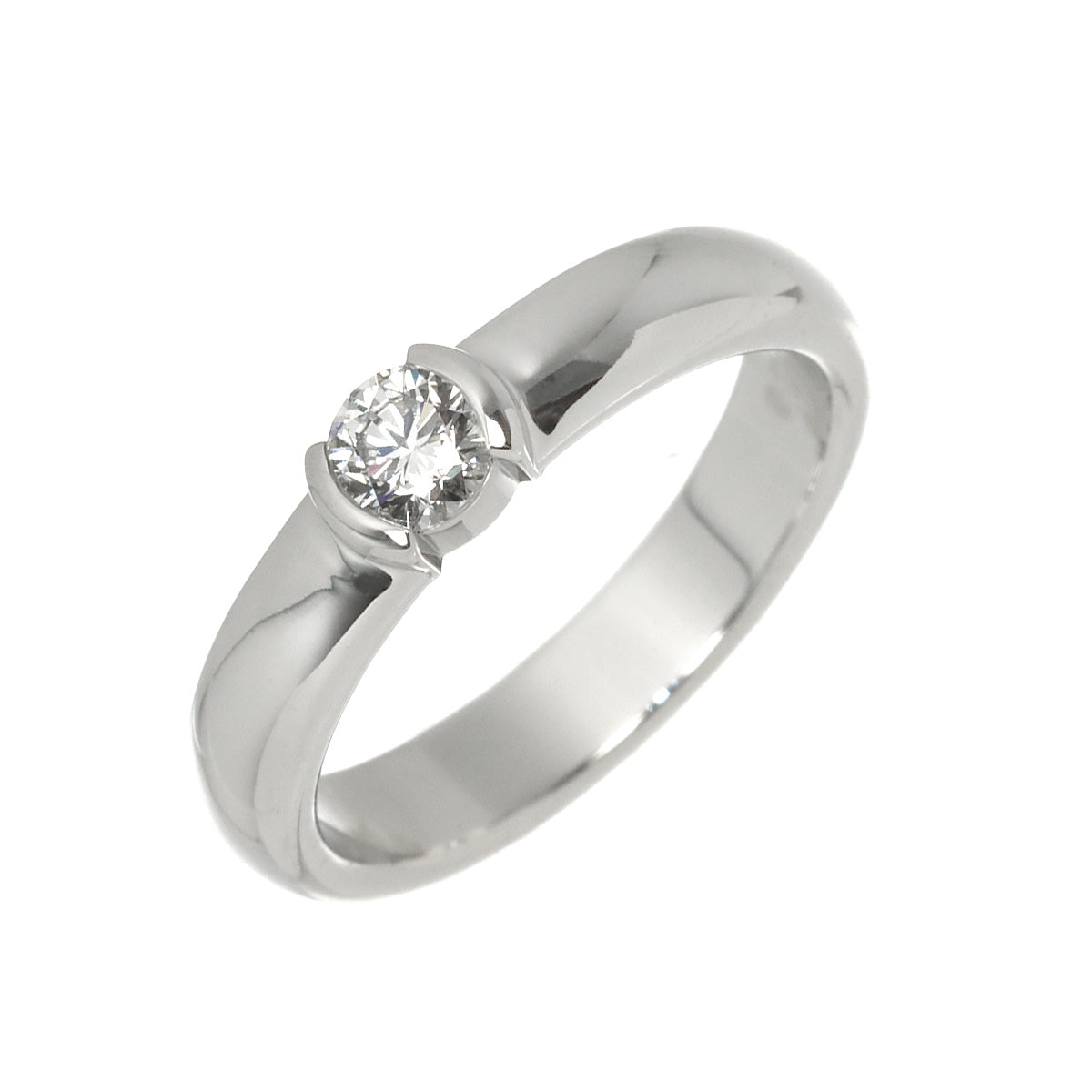 Diamond 0.26ct G/VVS2/EX Ring Pt 5.5-5.75(US)