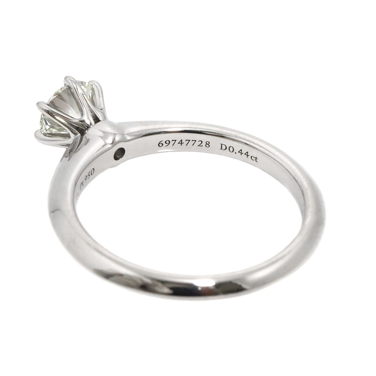 Diamond 0.44ct Ring Pt size4.75-5(US)