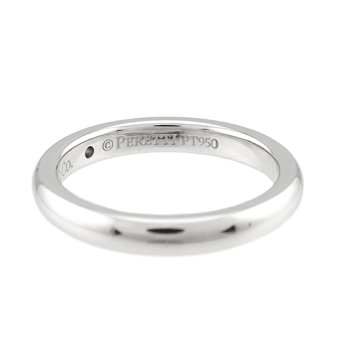 Stacking Band Ring Diamond 1P Platinum Size4.75-5(US)