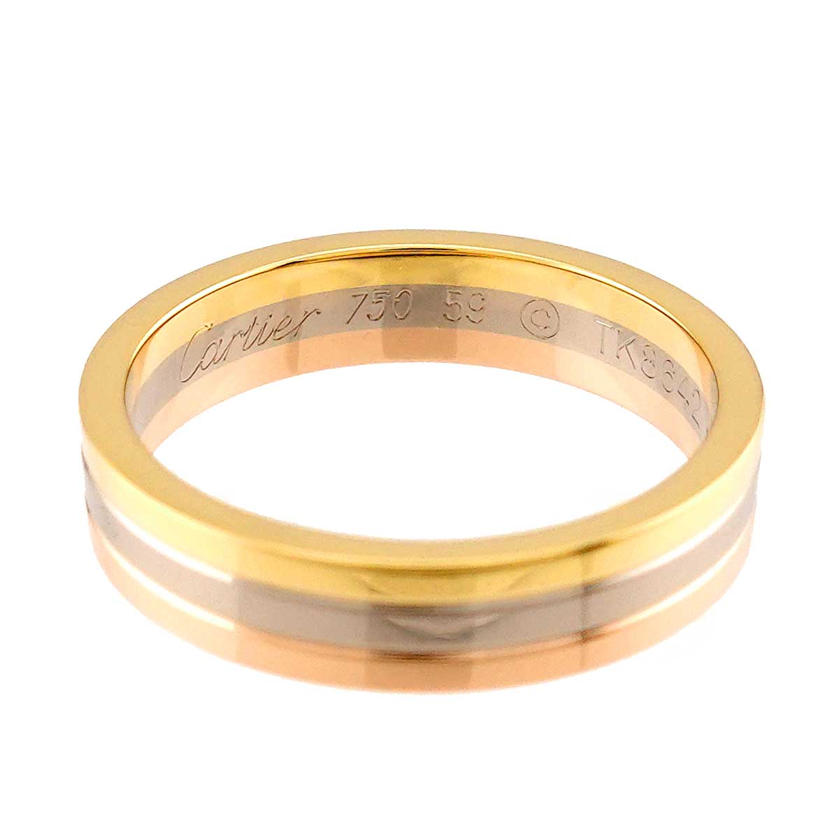 Vendome Ring 18K YG WG PG 750 size59 8.25-8.75(US)