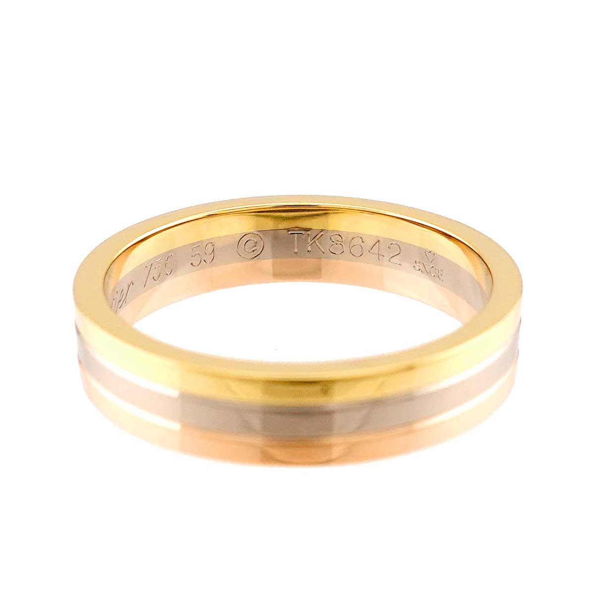 Vendome Ring 18K YG WG PG 750 size59 8.25-8.75(US)