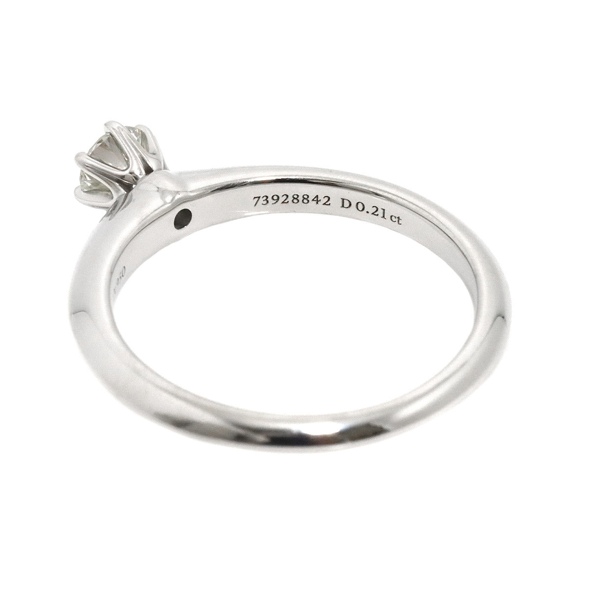 Diamond 0.21ct Ring Pt size5-5.25(US)