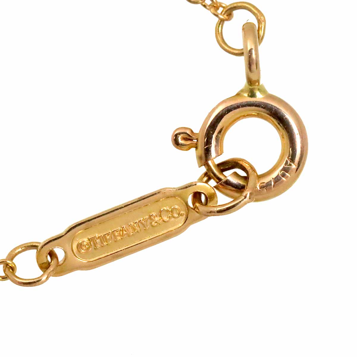 Atlas Key Diamond Necklace 18K Pink Gold 750