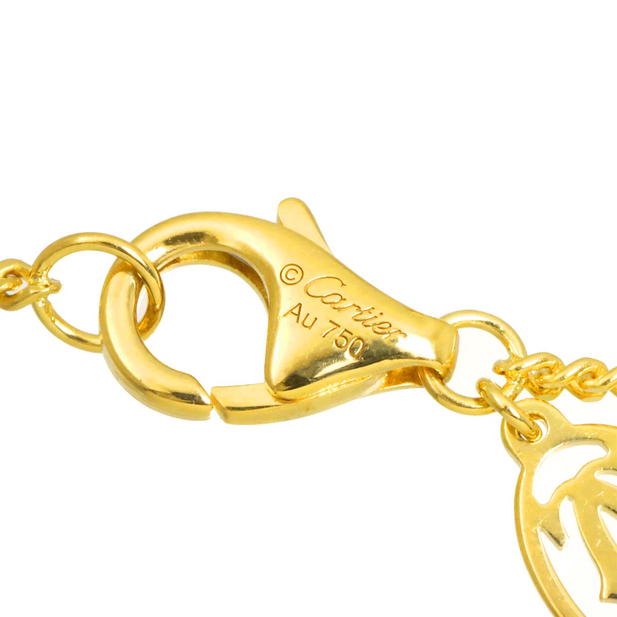 Cartier Trinity Necklace 18K YG WG PG 750