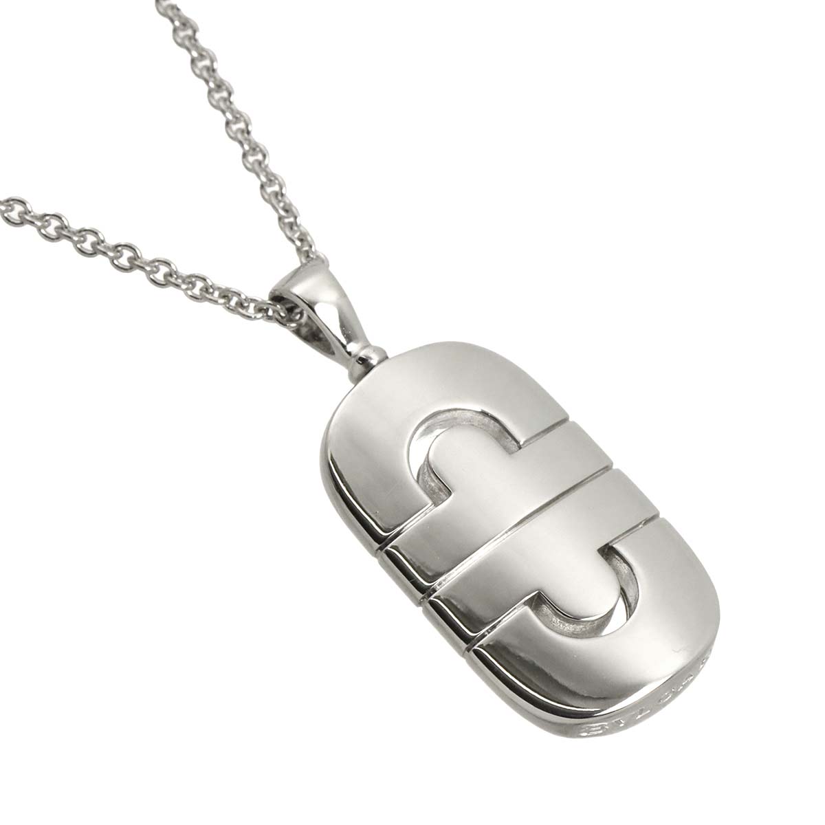 Parentesi Necklace 18K White Gold 750