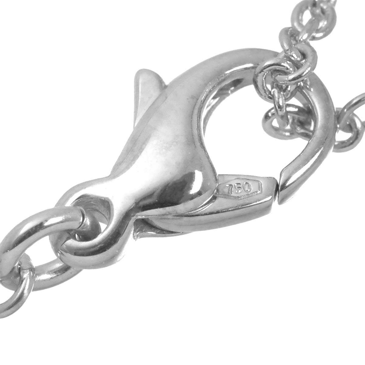 Parentesi Necklace 18K White Gold 750