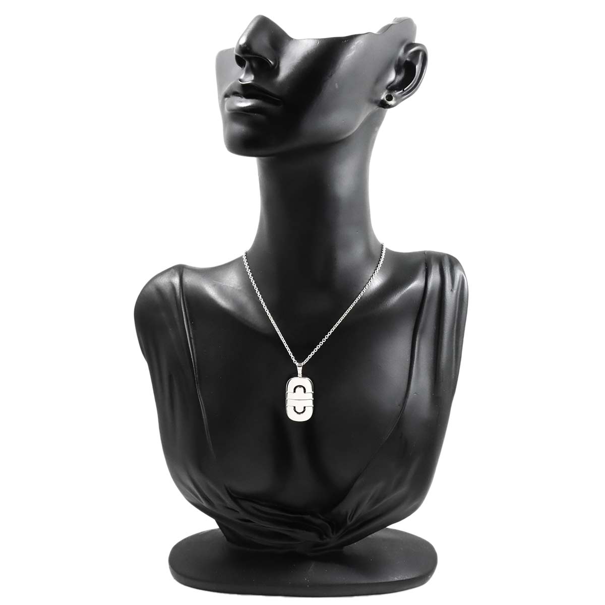 Parentesi Necklace 18K White Gold 750