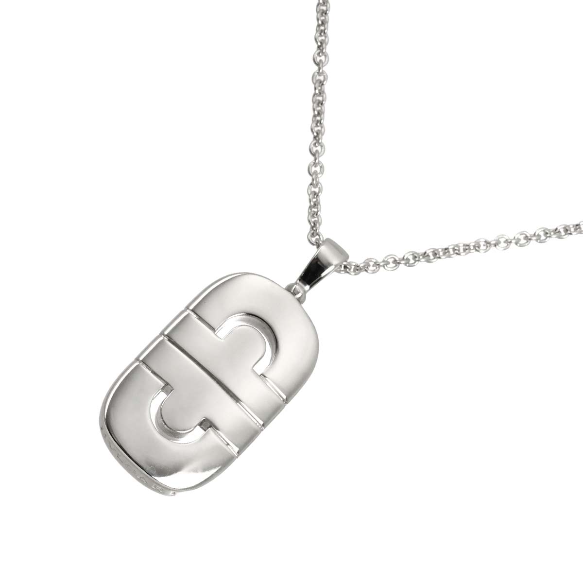 Parentesi Necklace 18K White Gold 750
