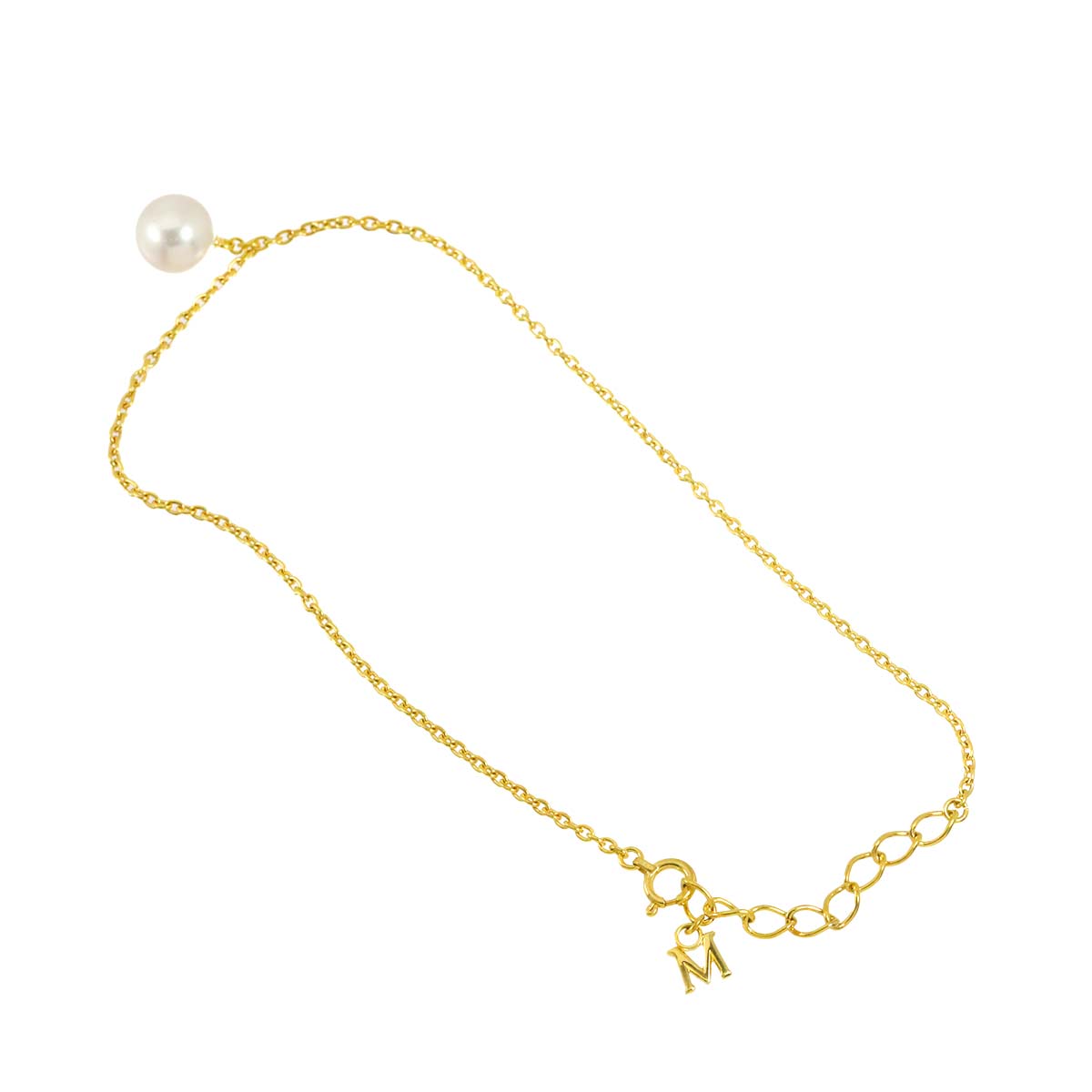 Akoya Pearl 7.7mm Bracelet 18K YG 750