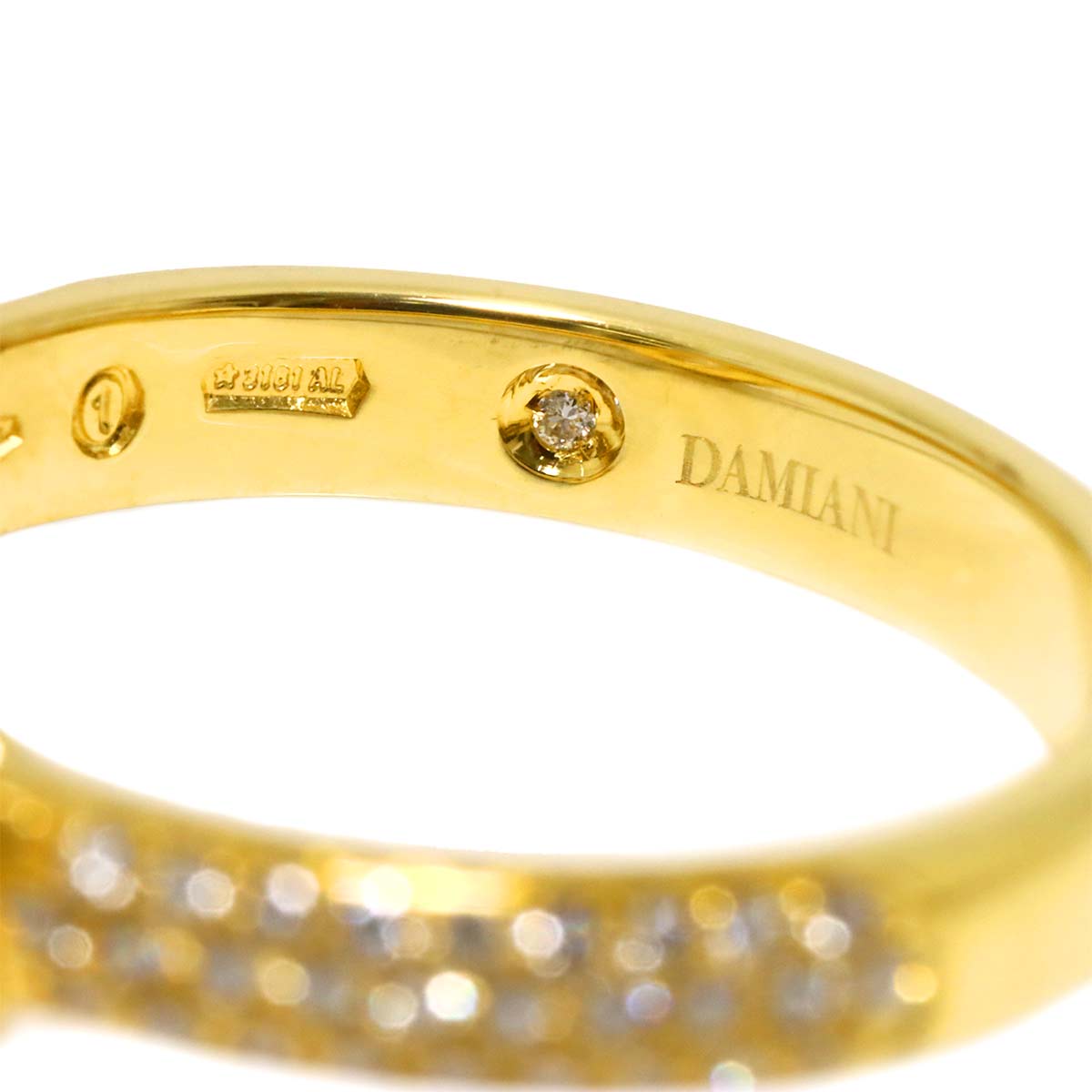 Diamond 0.51ct Ring 18K YG 750 size6-6.25(US)