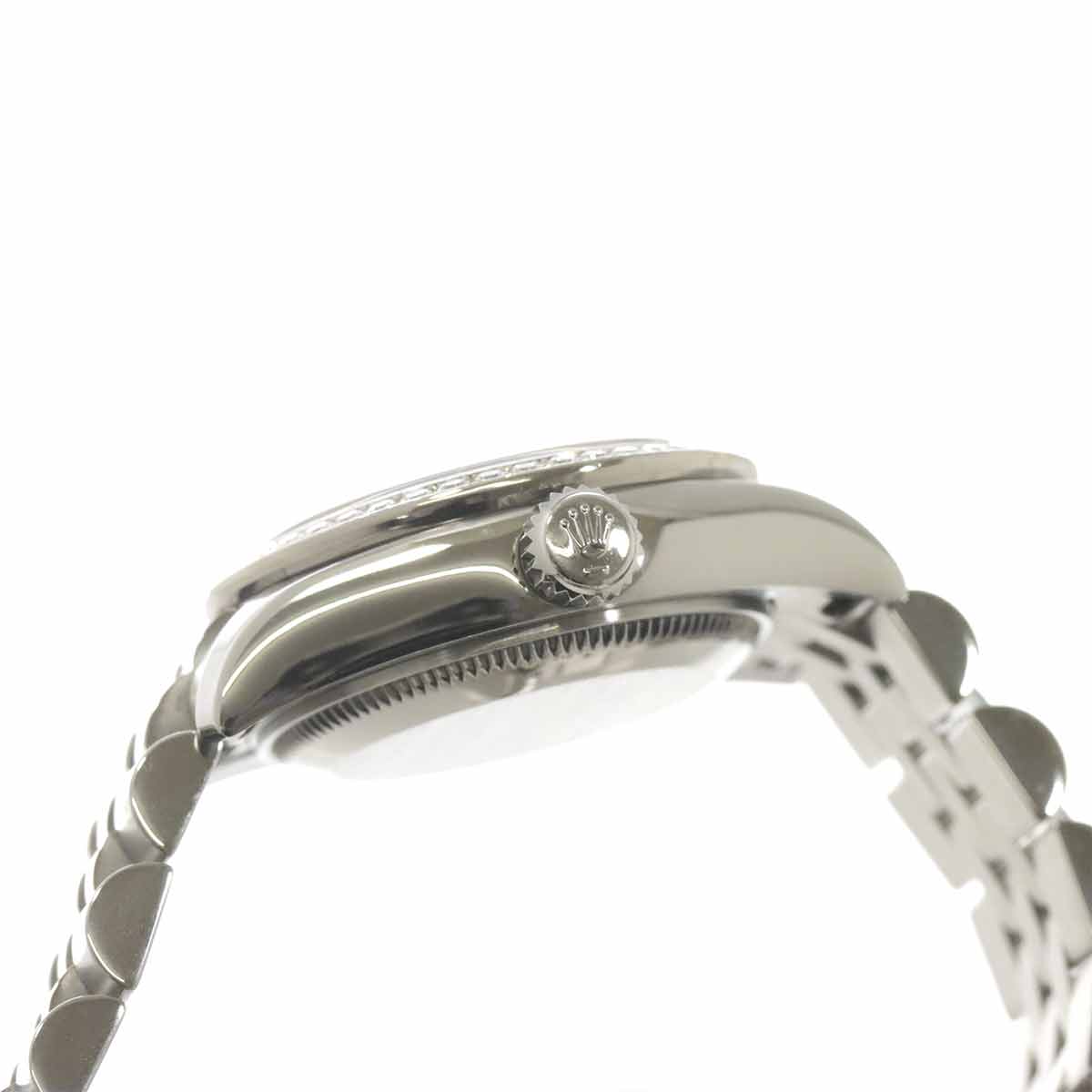 Datejust 179384 Date Diamond 750 WG Ladies Silver gold