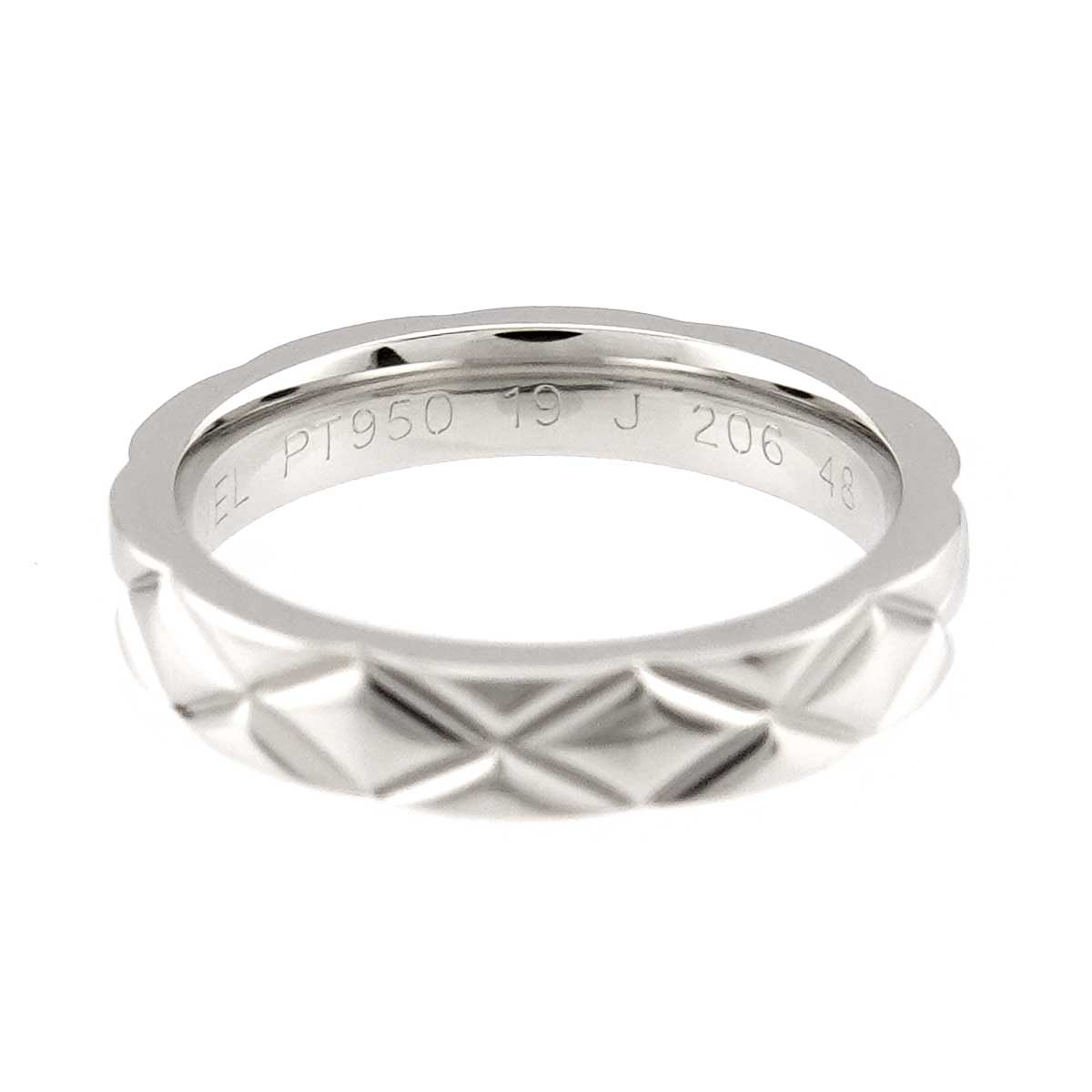 Matelasse Ring Pt Platinum size48 4.5(US)