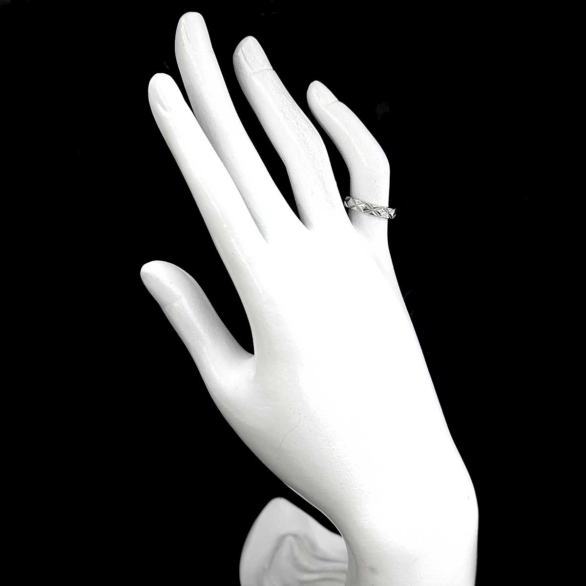Matelasse Ring Pt Platinum size48 4.5(US)