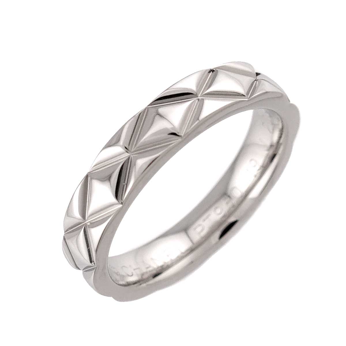 Matelasse Ring Pt Platinum size48 4.5(US)