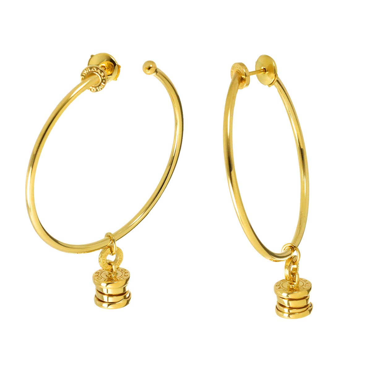 B-ZERO1 Element Earrings Pierced 18K Yellwo Gold 750