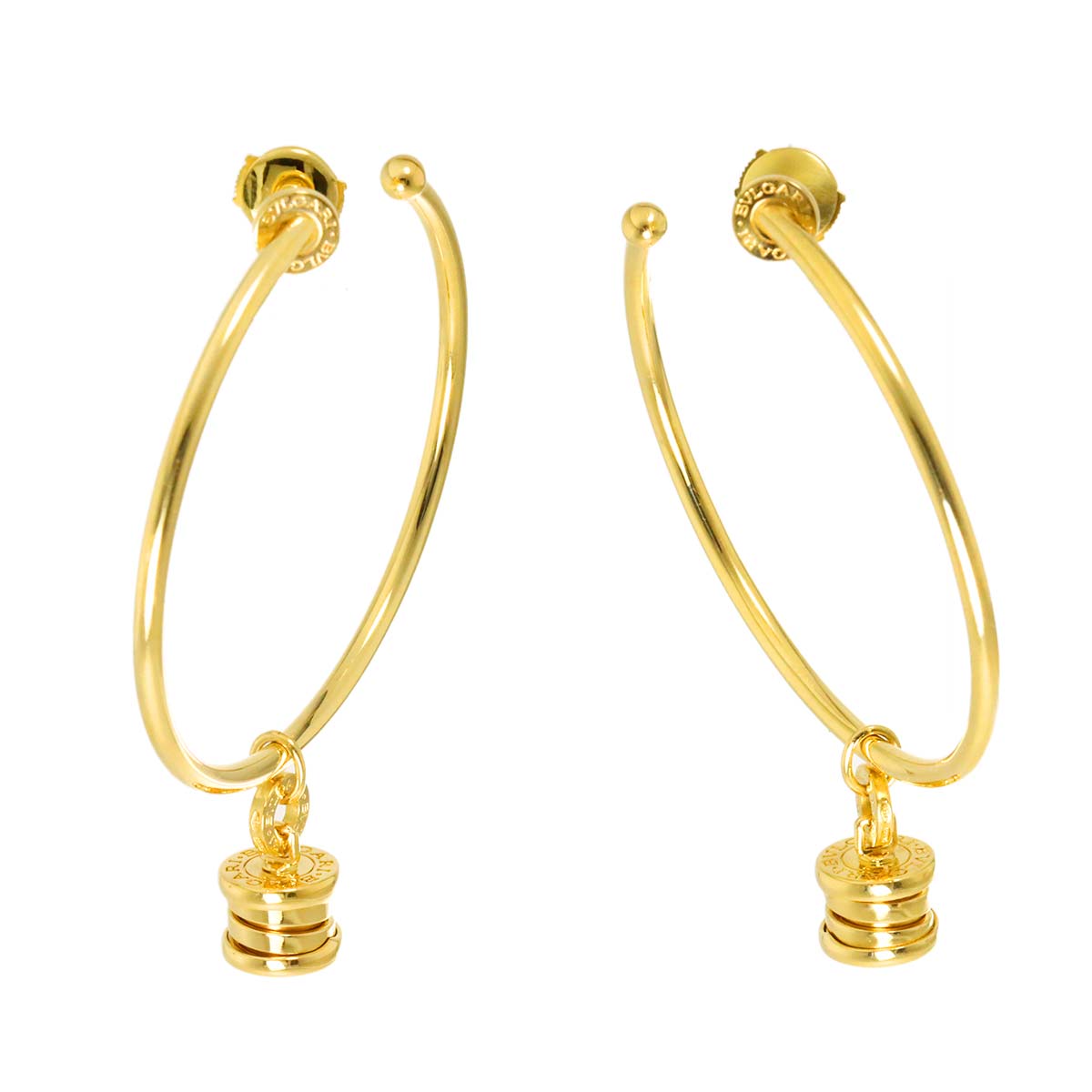 B-ZERO1 Element Earrings Pierced 18K Yellwo Gold 750