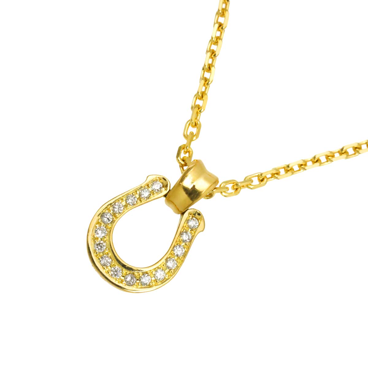 Diamond 0.25ct Necklace 18K YG 750