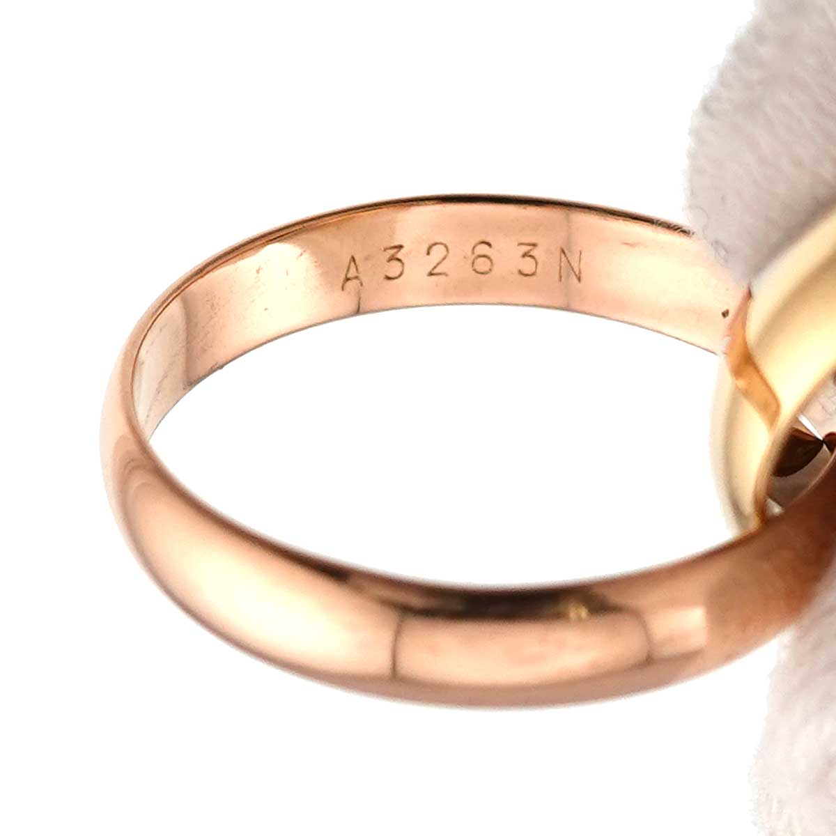 Trinity Ring 18K YG WG PG 750 Size49 4.75-5(US)