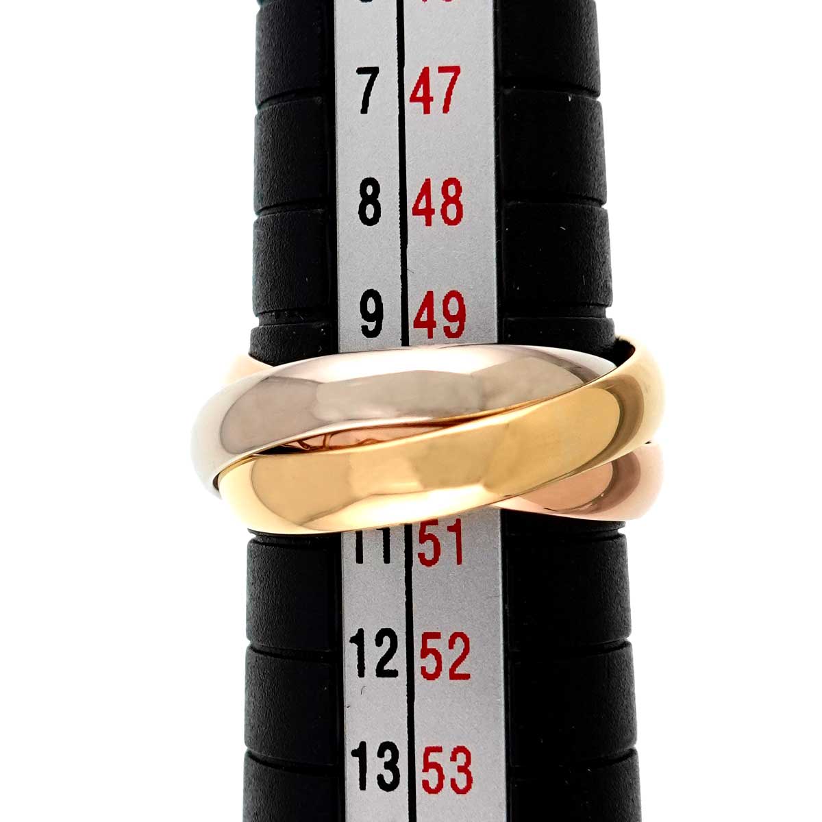 Trinity MM Ring 18K YG WG PG 750 Size50 5.25(US)
