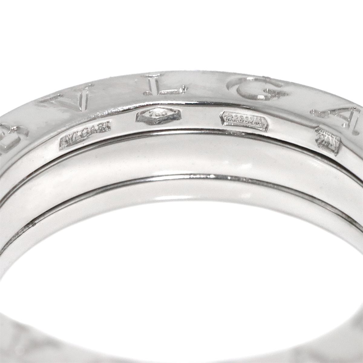 Diamond 0.37ct F/VS1/EX Ring 18K WG size51 5.25-5.5(US)