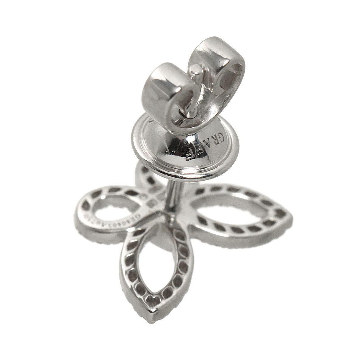 Butterfly Diamond Earring 18K WG 750 One Piece only