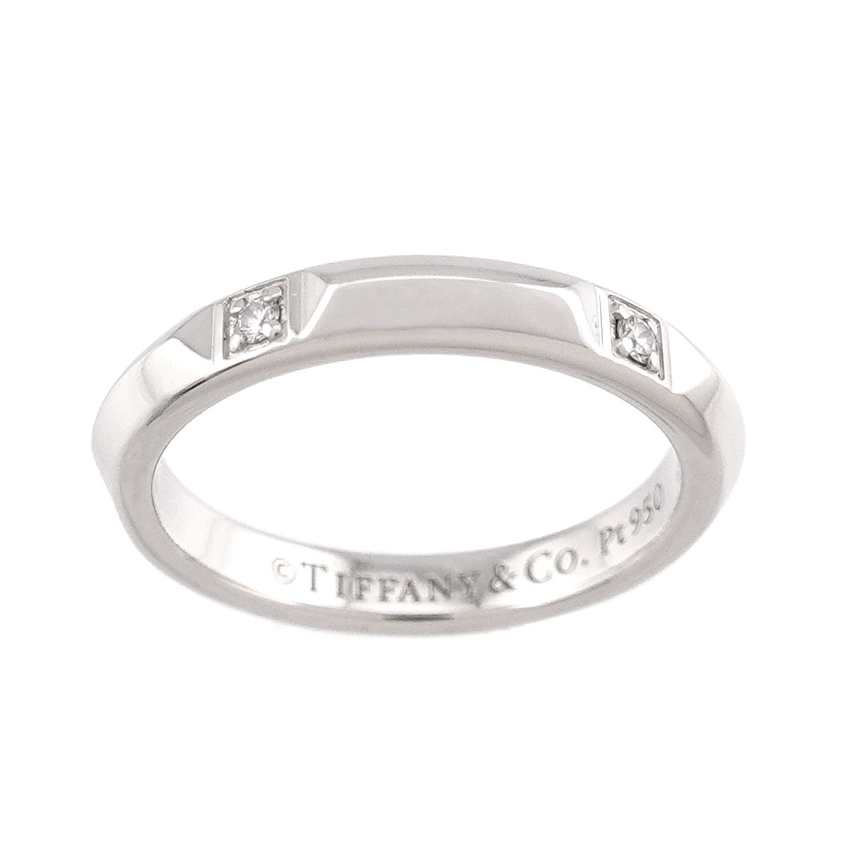 True Diamond Ring Platinum size3.75-4(US)