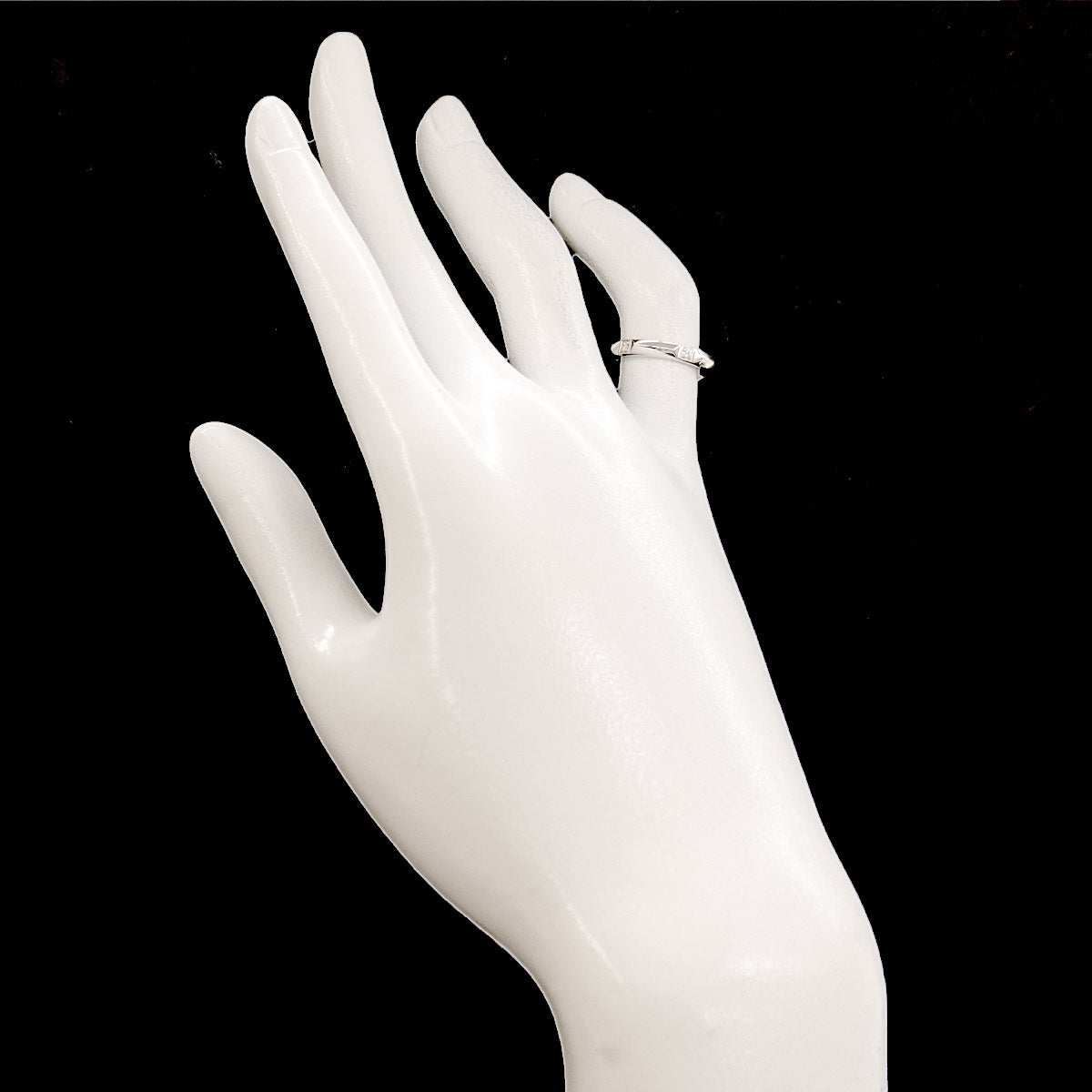 True Diamond Ring Platinum size3.75-4(US)