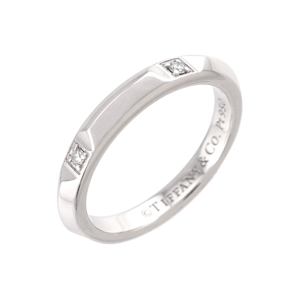 True Diamond Ring Platinum size3.75-4(US)