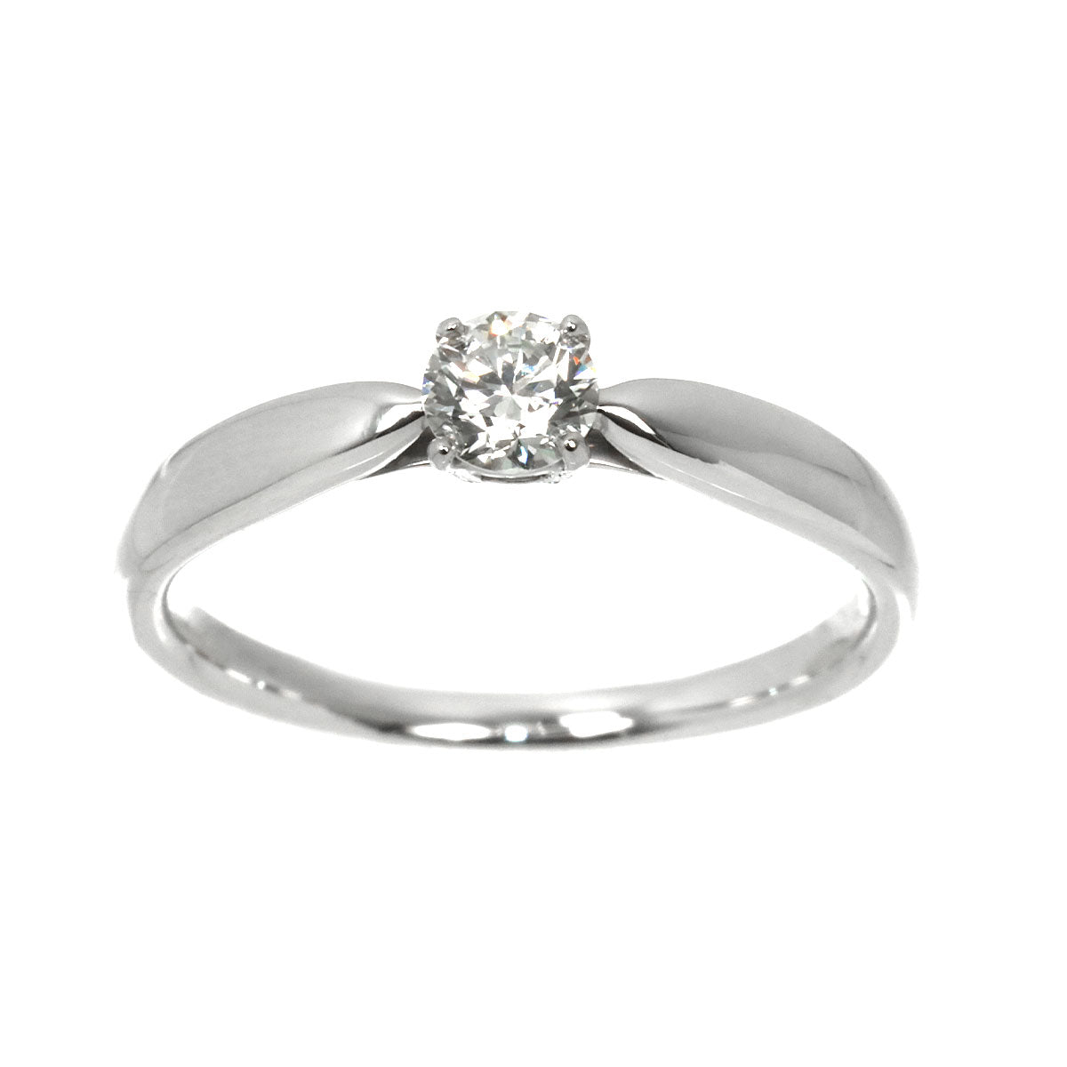 Harmony Diamond 0.25ct H/IF/3EX Ring Pt Size5.25-5.5(US)