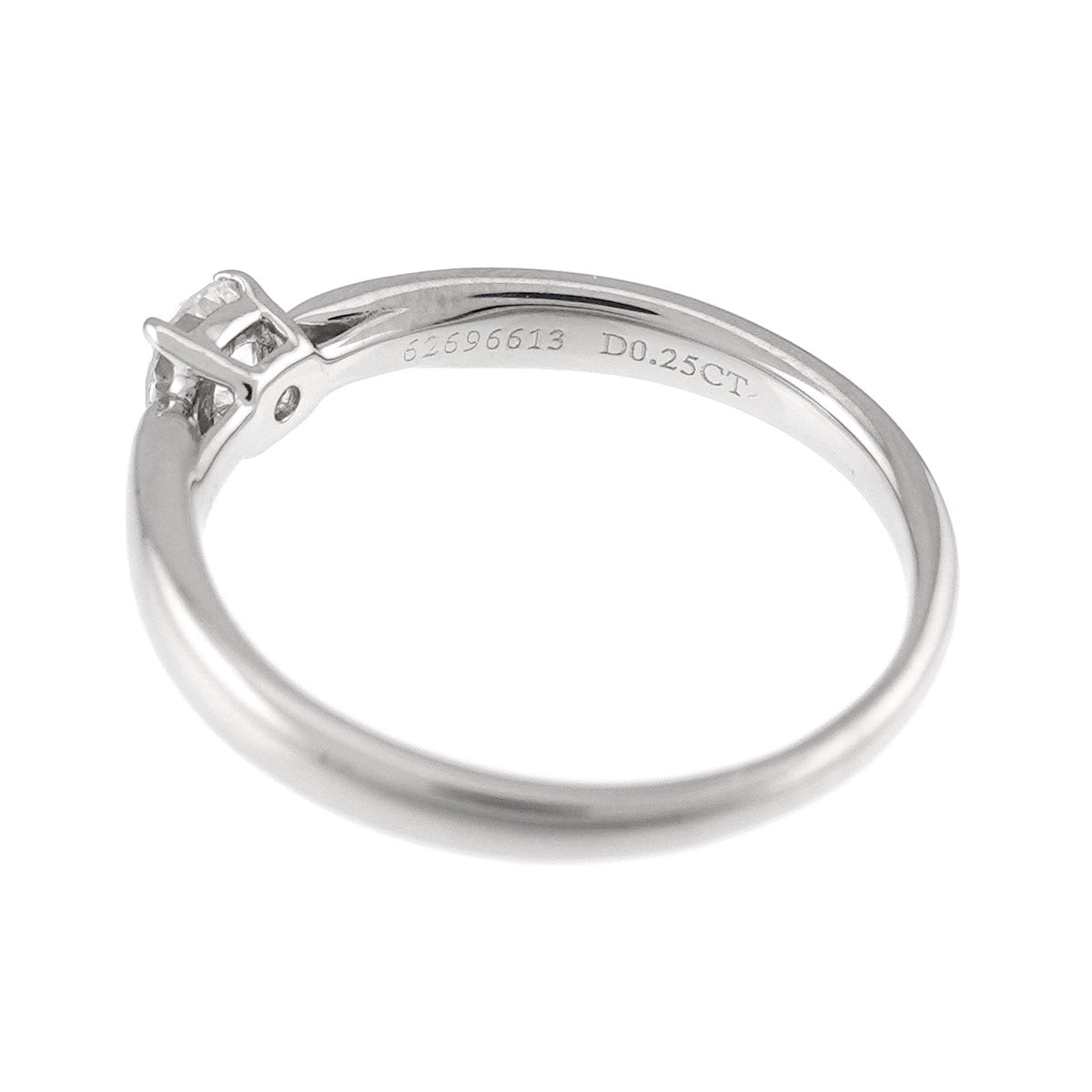 Harmony Diamond 0.25ct H/IF/3EX Ring Pt Size5.25-5.5(US)