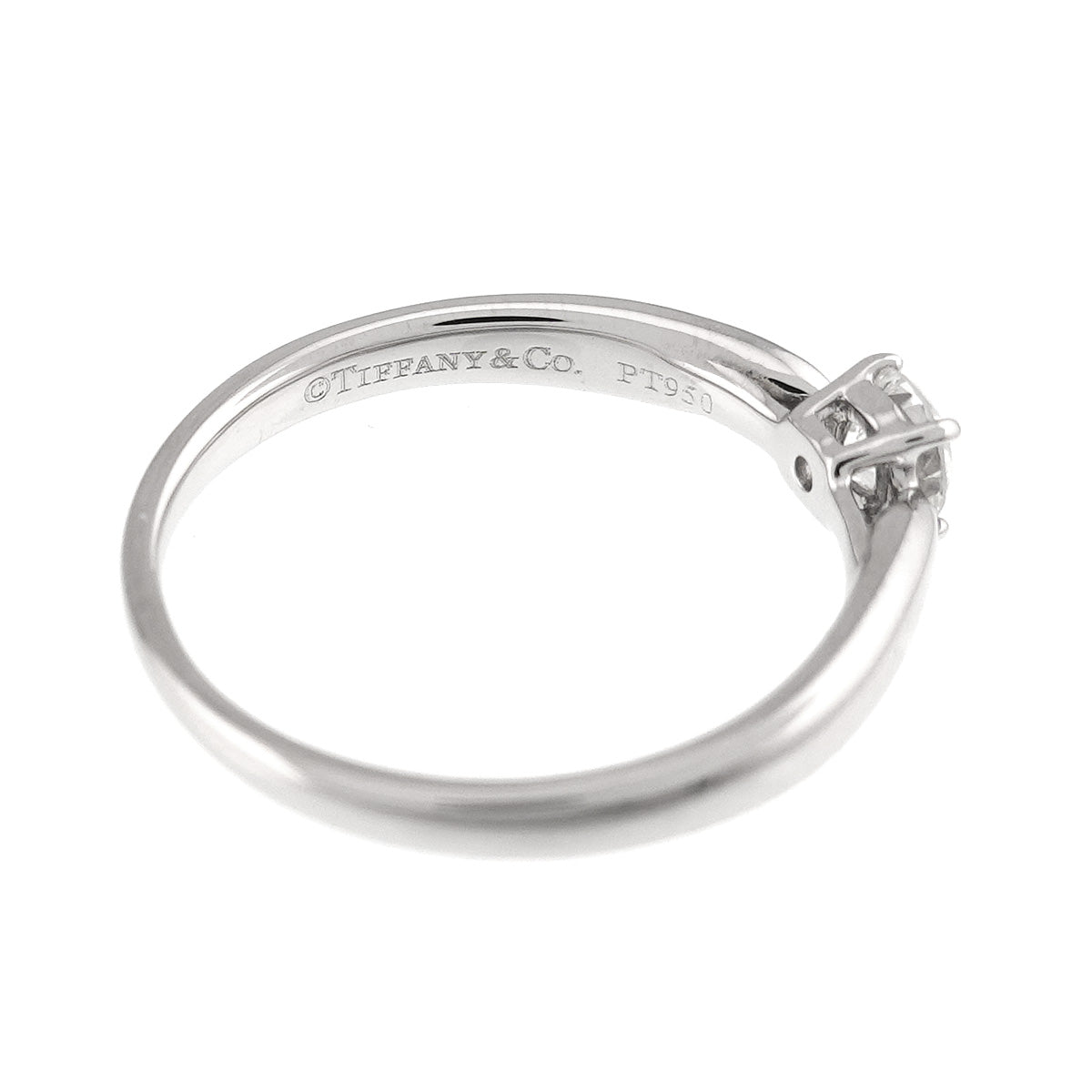 Harmony Diamond 0.25ct H/IF/3EX Ring Pt Size5.25-5.5(US)
