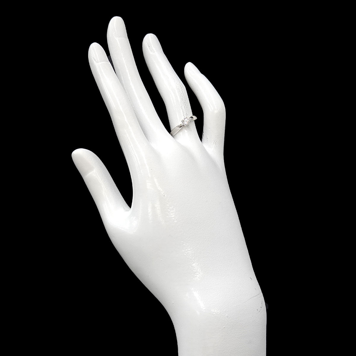 Harmony Diamond 0.25ct H/IF/3EX Ring Pt Size5.25-5.5(US)