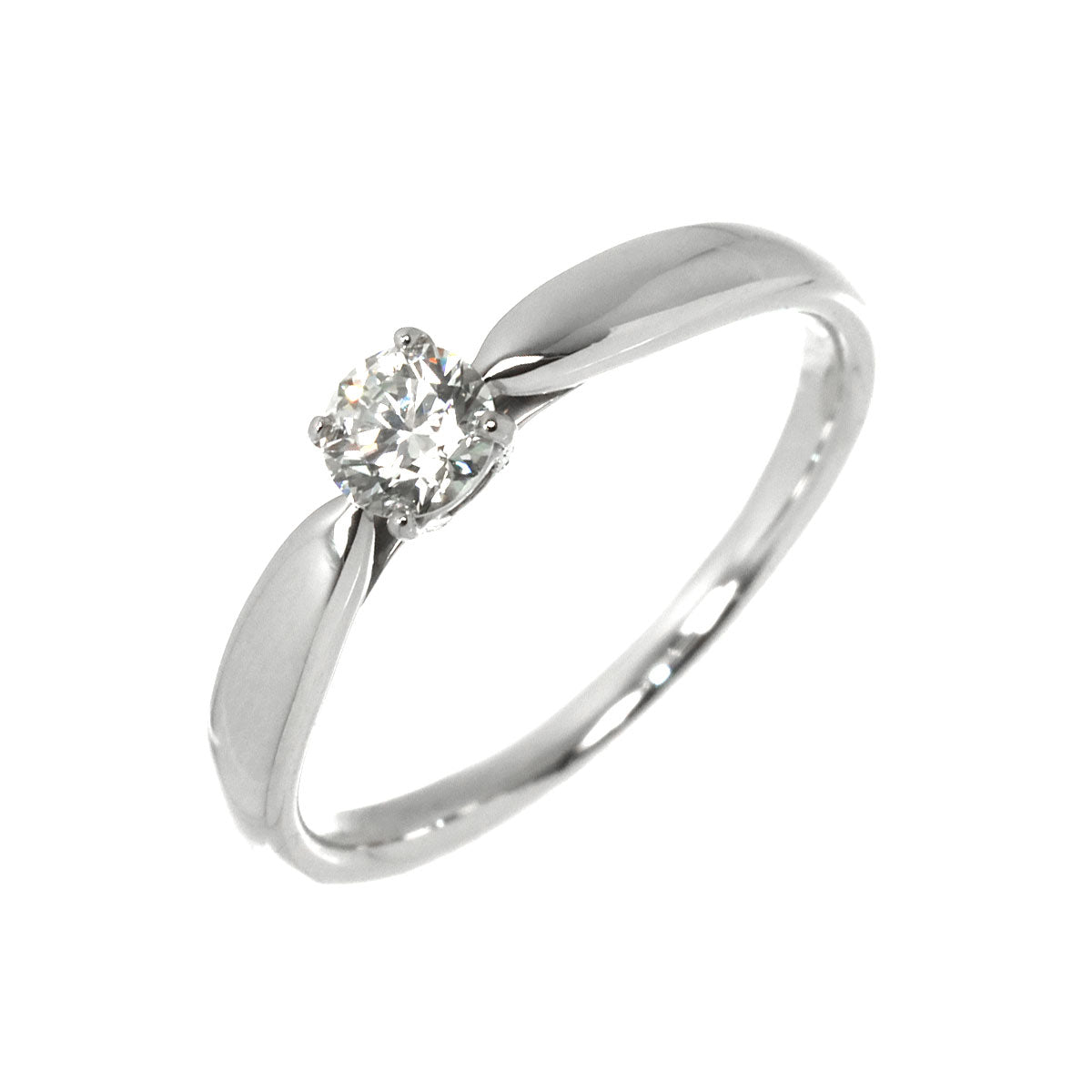 Harmony Diamond 0.25ct H/IF/3EX Ring Pt Size5.25-5.5(US)