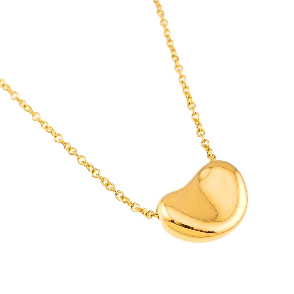 Bean Necklace 18K Yellow Gold 750